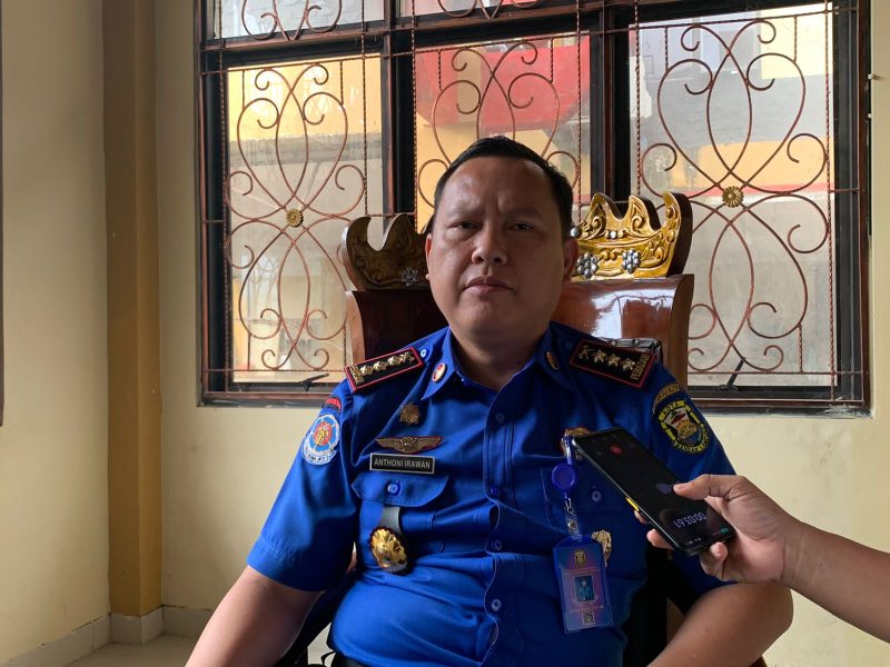 Kepala Damkarmat Kota Bandar Lampung Anthoni Irawan. ist
