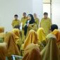 Bunda Eva saat memberikan pengarahan kepada seluruh kepala TK, SD, dan SMP se-Kota Bandar Lampung di Aula Mufakat Jejamo, Dinas Pendidikan dan Kebudayaan, Senin, 20 April 2026.