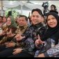 Walikota Bandar Lampung Hj. Eva Dwiana Menghadiri acara halal bihalal masyarakat perantau Sumatera Bagian Selatan (Sumbagsel) yang digelar di Griya Agung, Palembang. Sabtu, 25 April 2026.