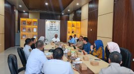 Komisi III DPRD Kota Bandar Lampung saat menggelar rapat dengar pendapat (RDP) bersama pihak Institut Teknologi Sumatera (ITERA).