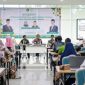 Suasana workshop penulisan proposal yang digelar LP2M UIN Raden Intan Lampung, Kamis 16 April 2026. Terlihat narasumber dan 60 peserta dosen, tendik serta mahasiswa mengikuti sesi pemaparan. Foto: LP2M UIN RIL
