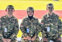 Ketua DPRD Kabupaten Lampung Selatan Erma Yusneli di tengah bersama peserta retreat nasional pimpinan DPRD kabupaten se-Indonesia di Akademi Militer Magelang, Jawa Tengah, 16/4/2026. Kegiatan KPPD 2026 ini untuk memperkuat kapasitas kepemimpinan daerah dan sinergi pusat-daerah. (Foto: Humas DPRD Lamsel)