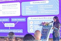 Menkomdigi Meutya Hafid memberikan Keynote Speech dalam forum 