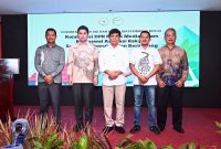 Kepala Biro Pemberitaan Parlemen, Muhammad Najib Ibrahim (Pojok Kiri), usai memberikan kata sambutan pada Forum Komunikasi dan Sosialisasi Kinerja DPR RI di Kota Serang, Banten, Rabu (6/05/2026). Foto : Runi/Alma