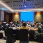 Sarasehan bertema “Lampung Mau Dibawa ke Mana” yang digelar Sekber SMSI, JMSI dan AMSI di Hotel Radisson, Bandarlampung, Senin (11/5/2026).