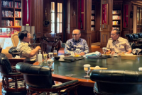 Presiden Prabowo Subianto menerima sejumlah tokoh pada Minggu, 3 Mei 2026, di kediamannya di Hambalang, Kabupaten Bogor, Jawa Barat. Foto: BPMI Setpres/Istimewa