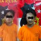 Dua tersangka pelaku pencuri spesialis bongkar rumah kosong TM (21), AR (17), warga Kelurahan Kelapa Tiga, Tanjung Karang Barat, Bandar Lampung