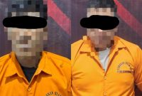 Pelaku tersangka begal HD (38) dan J (26) . foto: ist