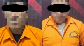 Pelaku tersangka begal HD (38) dan J (26) . foto: ist