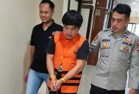 Tersangka M.R (33) diamankan Polisi usai melakukan aksi curat di wilayah Kecamatan Candipuro.