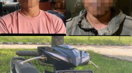 tersangka tindak pidana pencurian dengan pemberatan, HO (42) Warga Sinar Harapan Kecamatan Tanjung Raja Kabupaten Lampung Utara dan SE (43) Warga Desa Suko Sari Kecamatan Kalirejo Kabupaten Lampung Tengah. foto : Dok Humas Polres Tubaba.