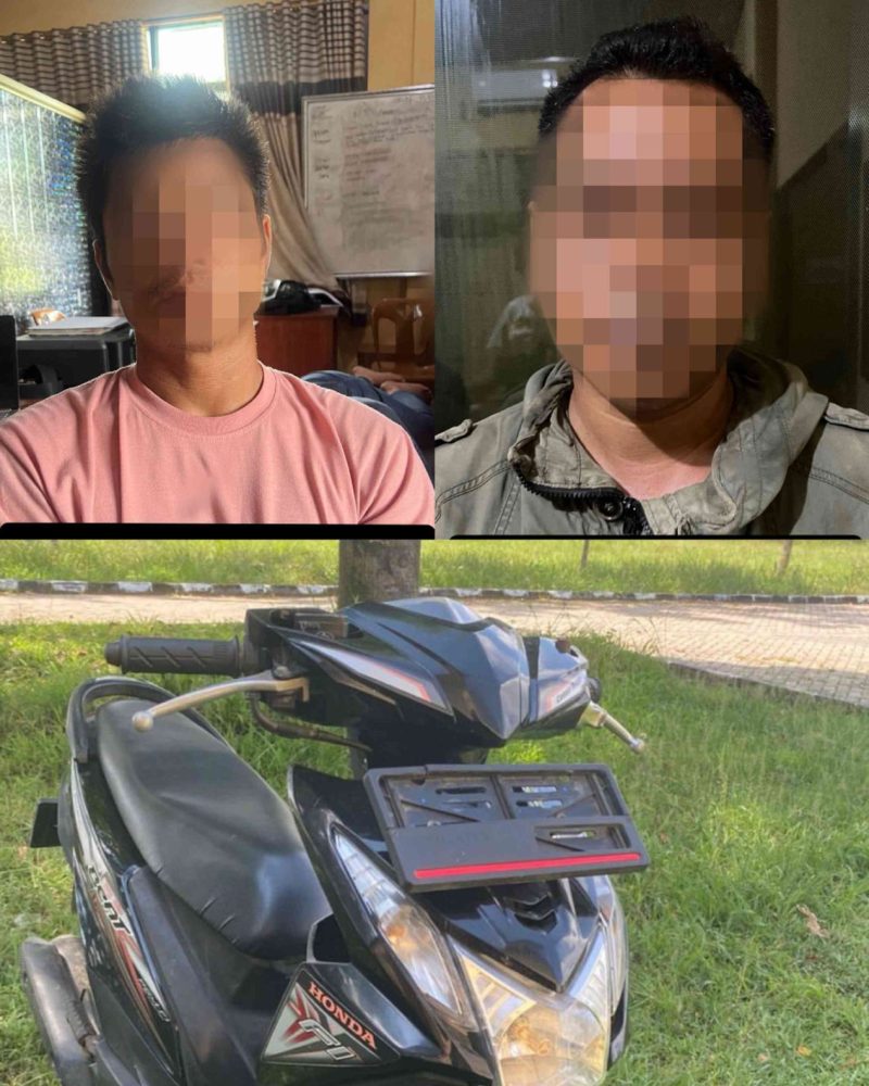tersangka tindak pidana pencurian dengan pemberatan, HO (42) Warga Sinar Harapan Kecamatan Tanjung Raja Kabupaten Lampung Utara dan SE (43) Warga Desa Suko Sari Kecamatan Kalirejo Kabupaten Lampung Tengah. foto : Dok Humas Polres Tubaba.