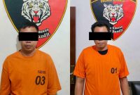 Pelaku pemerasan SJ (40), warga Bumi Nabung Ilir, dan MS (38). istimewa