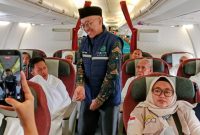 Kepala Perwakilan Ombudsman RI Lampung, Nur Rakhman Yusuf, saat melakukan pengawasan langsung di Asrama Haji Lampung pada 6 Mei 2026 dan di Bandara Internasional Radin Inten II pada 8 Mei 2026.