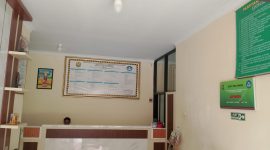 Ruang tunggu tamu di kantor Dinas Pendidikan Kota Bandarlampung.