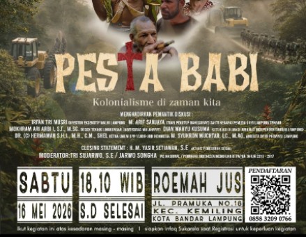 FILM - Poster Diskusi Pesta Babi. ist