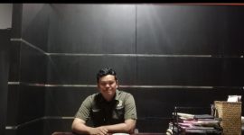 Ketua Aliansi Wartawan Nasional Indonesia, Yudha. foto: Ar 