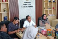 Komisi IV saat Hearing dengan Dinas Pendidikan di Gedung DPRD Bandar Lampung, Senin (18/5/2026).
