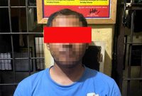 MRP (21), pelaku pembuat laporan palsu dibegal di Bandar Lampung, saat diamankan Polresta Bandar Lampung, Kamis (14/5/2026). ist