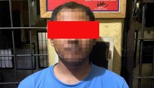 MRP (21), pelaku pembuat laporan palsu dibegal di Bandar Lampung, saat diamankan Polresta Bandar Lampung, Kamis (14/5/2026). ist