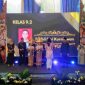 Saat acara Purna Study di halaman SMPN 1 Bandarlampung, Rabu (20/5/2026). Sebanyak 348 siswa kelas IX resmi melepas seragam putih-biru dalam prosesi Purna Study Tahun Ajaran 2025/2026. / istimewa