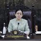 Ketua DPR RI, Puan Maharani, dalam Rapat Paripurna DPR RI ke-19 Masa Persidangan V Tahun Sidang 2025-2026, di Gedung DPR, Kompleks Parlemen, Senayan, Jakarta, Rabu (20/5/2026). Foto: Munchen/Karisma/Parlementria