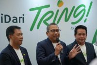 Pejabat PT Pegadaian memberikan keterangan pers terkait kinerja perusahaan dan penguatan layanan aplikasi Tring! by Pegadaian di Jakarta, Rabu (21/5/2026)