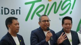 Pejabat PT Pegadaian memberikan keterangan pers terkait kinerja perusahaan dan penguatan layanan aplikasi Tring! by Pegadaian di Jakarta, Rabu (21/5/2026)