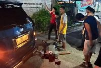 Suasana di Jalan Khair Bras, Metro Barat, Kota Metro, lokasi kejadian penembakan seorang PNS pada Sabtu, 23 Mei 2026 malam. (Dok. Istimewa)