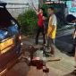 Suasana di Jalan Khair Bras, Metro Barat, Kota Metro, lokasi kejadian penembakan seorang PNS pada Sabtu, 23 Mei 2026 malam. (Dok. Istimewa)