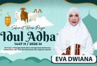 Wali Kota Bandar Lampung Eva Dwiana mengucapkan Selamat Hari Raya Idul Adha 1447 H / 2026 M. 