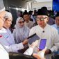 Gubernur Lampung Rahmat Mirzani Djausal saat memberikan keterangan pers kepada awak media. (Foto: Dok. proyeksi.id)  