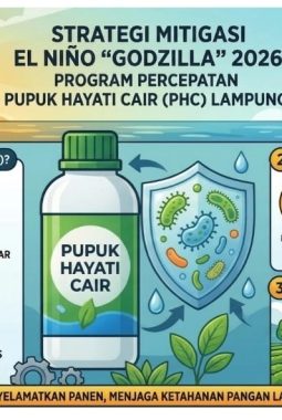 Pemprov Lampung Bangun 1.200 Irigasi Antisipasi Dampak El Nino
