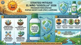  Program Percepatan Pupuk Hayati Cair (PHC) jadi salah satu strategi Pemprov Lampung dalam mitigasi dampak El Nino 