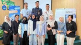 Peserta kuliah umum Pegadaian Unila berfoto bersama di Gade Creative Lounge Universitas Lampung, Mei 2026.