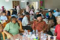 Suasana peresmian Warung Pindang & Tomyam Salmon Satria milik musisi senior Hary Kohar di Bandar Lampung, Sabtu 30/5/2026. Acara berlangsung meriah dengan live music.