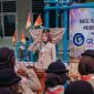 Wakil Gubernur Lampung Jihan Nurlela memberi hormat saat membuka Grantha Fest 41, lomba pramuka tingkat SMA/SMK/MA se-Lampung di SMAN 1 Bandar Lampung, Kamis 4 Juni 2026