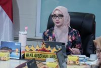 Wakil Gubernur Lampung Jihan Nurlela memimpin Rakor Percepatan Penanggulangan TBC bersama Pemkab Lampung Tengah secara daring, Jumat 5 Juni 2026. Wagub soroti rendahnya temuan kasus TBC yang baru 20% dari target 30.345 kasus.