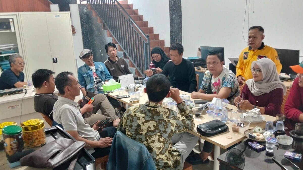 Rapat pemantapan Sekber 3 Konstituen Dewan Pers Lampung di Kantor JMSI Provinsi Lampung, Kedaton, Sabtu 6/6/2026. Foto: Proyeksi.id