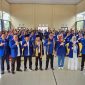 Pengurus dan relawan PAN Way Kanan berpose bersama usai pelantikan 227 pengurus ranting dan 500 relawan di Negeri Besar, Minggu 28 Juni 2026. Ketua DPD PAN Way Kanan Dr. Resmen Kadapi dan Anggota DPR RI Irham Jafar Lan Putra tampak di barisan depan. Foto: Dok. DPD PAN Way Kanan