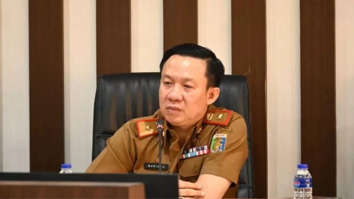 Sekretaris Daerah Provinsi Lampung Marindo Kurniawan. Sekdaprov Marindo . PROYEKSI.ID