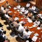 Presiden Prabowo Subianto memimpin rapat terbatas di Kediaman Hambalang, Bogor, Senin (13/7/2026). Rapat memutuskan harga BBM khusus nelayan ditetapkan Rp15.000 per liter untuk kapal 30-200 GT. foto: BPMI Setpres