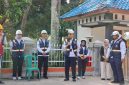 Petugas saat soft launching implementasi sterilisasi di pelabuhan, Senin (20/7/2026). ASDP resmi menerapkan sistem sterilisasi di 6 pelabuhan utama dengan pembagian 3 zona dan teknologi Face Recognition. Foto: istimewa