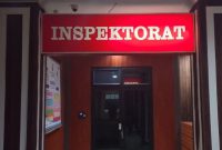 Kantor Inspektorat Kota Bandar Lampung. Irbansus M. Jusaz Merlando memastikan pihaknya tengah menyusun tindak lanjut LHP Ombudsman terkait dugaan maladministrasi SPMB. Foto: PROYEKSI.ID