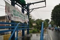 Dishub Bandar Lampung mulai inventarisasi JPO yang rusak. Fasilitas ini akan dibenahi untuk mendukung pengoperasian kembali transportasi umum. foto: istimewa