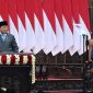 Presiden Prabowo Subianto menyampaikan pidato kenegaraan pada Sidang Tahunan MPR RI serta Sidang Bersama DPR RI dan DPD RI di Gedung Nusantara, Kompleks Parlemen, Jakarta, Jumat (14/8/2026). FOTO: BPMI Setpres