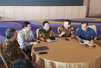 Suasana rapat koordinasi panitia Rakernas I APTISI 2026 di Ballroom Hotel Grand Mercure Bandar Lampung, Minggu (16/8/2026). FOTO: Istimewa