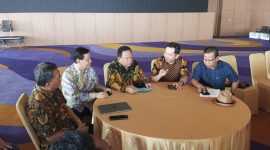 Suasana rapat koordinasi panitia Rakernas I APTISI 2026 di Ballroom Hotel Grand Mercure Bandar Lampung, Minggu (16/8/2026). FOTO: Istimewa